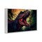 Stupell Industries Dark Roaring T-Rex Framed Giclee, design by Creative Studio